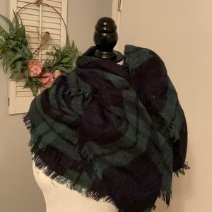 Black Watch Tartan square in wool